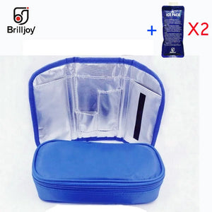 Insulin Cooler Bag Portable Diabetic Travel Case Aluminum Foil Ice Bag