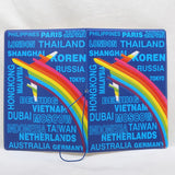 English Letter Women Passport Cover Waterproof Covers on Passport