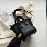 Women's Western Style Bucket Bag Autumn/Winter All-Match Messenger Bag