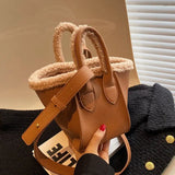 Women's Western Style Bucket Bag Autumn/Winter All-Match Messenger Bag