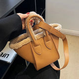 Women's Western Style Bucket Bag Autumn/Winter All-Match Messenger Bag