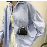 Chain Clip Kiss Lock Shell Shoulder Messenger Bag