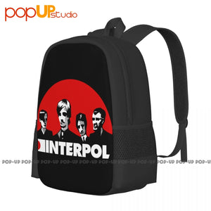 Interpol Band Fans Style Backpack Large Capacity Softback Gym Tote Bag