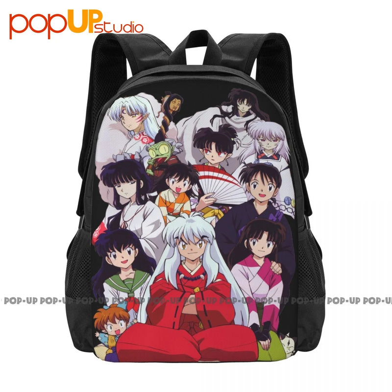 Inuyasha Art Backpack Large Capacity Bookbag