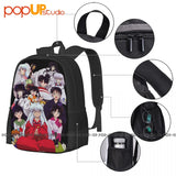 Inuyasha Art Backpack Large Capacity Bookbag