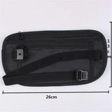 Invisible Travel Waist Packs Pouch Money Belt Bag Hidden Security Wallet