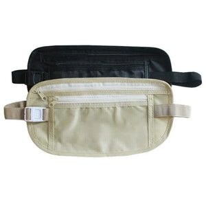 Invisible Waist Pack Money Belt Bag Hidden Security Wallet