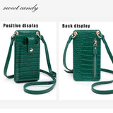 Crocodile Pattern PU Shoulder Bag for iPhone Pro Max