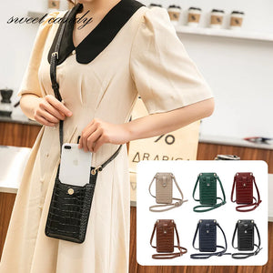 Crocodile Pattern PU Shoulder Bag for iPhone Pro Max