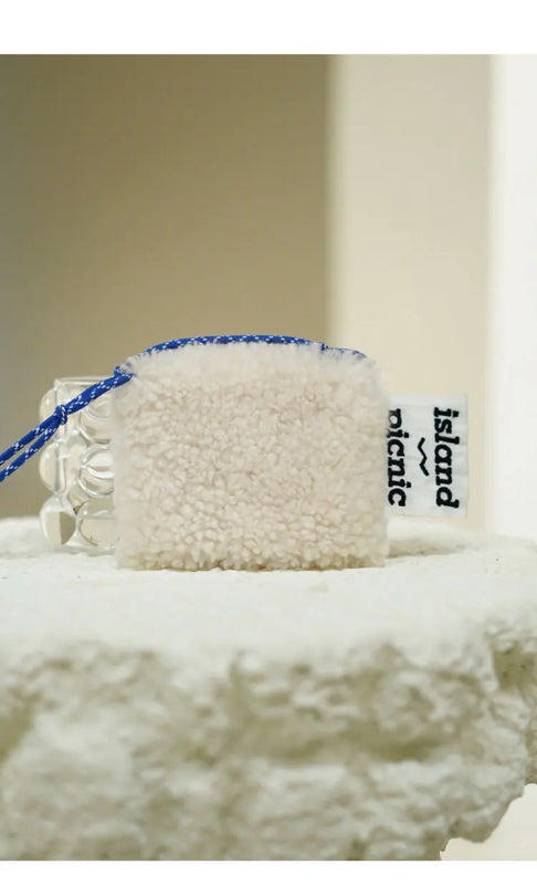 Island Picnic Soft Plush Tote Crossbody Bag Cartoon Lamb Hair Shoulder Purse