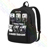 Trucker Lorry Driver Large Backpack