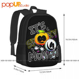 Spooky Month Funny Backpack Large Capacity Gymnast Bag