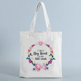 Teacher Canvas Shopping Bag - Big Heart, Little Mind