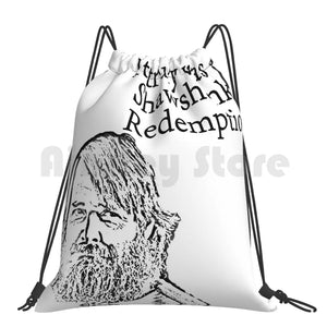 Shawshank Redemption Last Man On Earth Backpack Drawstring Bag