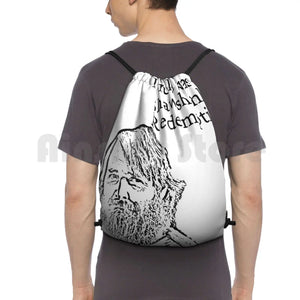 Shawshank Redemption Last Man On Earth Backpack Drawstring Bag