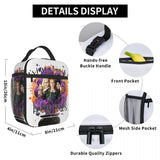 Hocus Pocus Insulated Lunch Bag Halloween Portable Thermal Cooler Women Kids