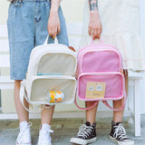 Clear Transparent Ita Bag Backpack for Women