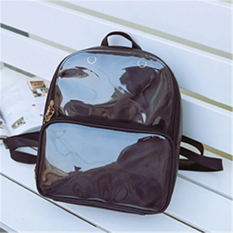 Clear Transparent Ita Bag Backpack for Women