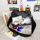 Clear Mini Ita Bag Crossbody Purse for Teens Girls