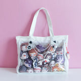 Clear Sweet Ita Bag Crossbody Shoulder Schoolbag for Girls