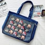 Clear Sweet Ita Bag Crossbody Shoulder Schoolbag for Girls