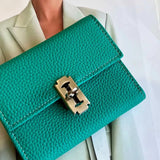 JCCS Leather Wallet Short Purse Money Bag Pocket