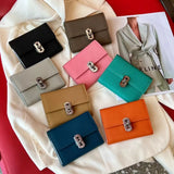 JCCS Leather Wallet Short Purse Money Bag Pocket