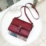 Vintage Lock Shoulder Bag Evening Clutch Leather Crossbody Bag