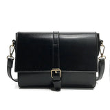 Vintage Lock Shoulder Bag Evening Clutch Leather Crossbody Bag