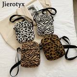 Leopard Printed Mini Women Crossbody Bags