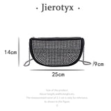 Crystal Chain Crossbody Bag for Women