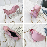 Rivet Dinosaur Leather Crossbody Mini Messenger Bag