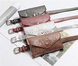Rivets Waist Pack Fanny Pack Small Women Waist Bag Phone Pouch Gothic