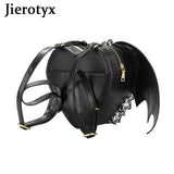 Gothic Bat Wing Women Backpack Bag Punk School Bags for Girl