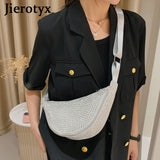 Hobos Bags Diamonds Underarm Bag Women Shoulder Strap Lady Party Rhinestone