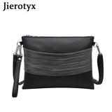 Tassel Chain Leather Envelope Clutch Crossbody Bag
