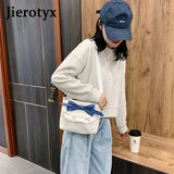 Square Women Crossbody Bags Leather Bow Casual Shoulder Bags