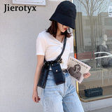 Gothic Women Waist Bags Mobile Phone Packs Hip-Hop Chest Bags