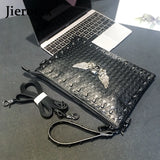Men Envelope Messenger Bag Angel Skeleton Thin Handbag
