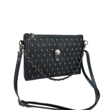 Skull Gothic Coffin Studded Handbag Rivet Crossbody Satchel Shoulder Bag