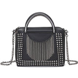 Vintage Tassel Handbag Women Crossbody Gothic Purses Studded Shoulder Bag