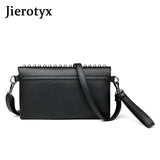 Women Rivet Tote Leather Messenger Bag Crossbody Handbags Punk