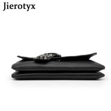 JIETOTYX Rivet Messenger Bags Women Skull Punk Bag Vintage Gothic Shoulder Bag