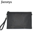 JIETOTYX Skull Purse Gothic Studded Punk Coffin Rivet Purses
