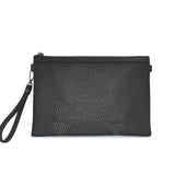 JIETOTYX Skull Purse Gothic Studded Punk Coffin Rivet Purses