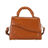 Crocodile Pattern Women Handbags Small Shoulder Bag Leather Crossbody Bag