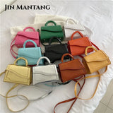 Crocodile Pattern Women Handbags Small Shoulder Bag Leather Crossbody Bag