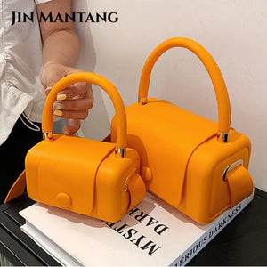 Women Box Bags PU Leather Handbags and Purses Shoulder Pouch Handbags
