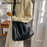 Women Shoulder Bags Soft PU Leather Handbag Casual Lady Totes Large Capacity