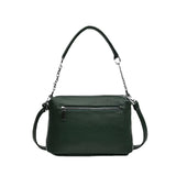 Women's Zipper Tote Bag PU Leather Shoulder Handbag